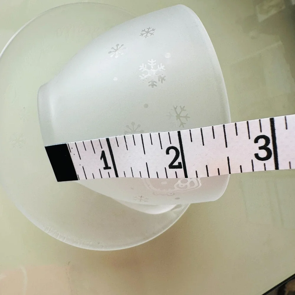 Vintage Hello Kitty Sanrio‎ Tea Cup Saucer Frosted Glass 90s